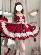 Vivian - Sweet Lolita JSK Doll Lolita Tiered Ruffles Dress - image 3