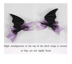 Halloween Gothic Lolita Hairband, Detachable Devil Wings - image 10