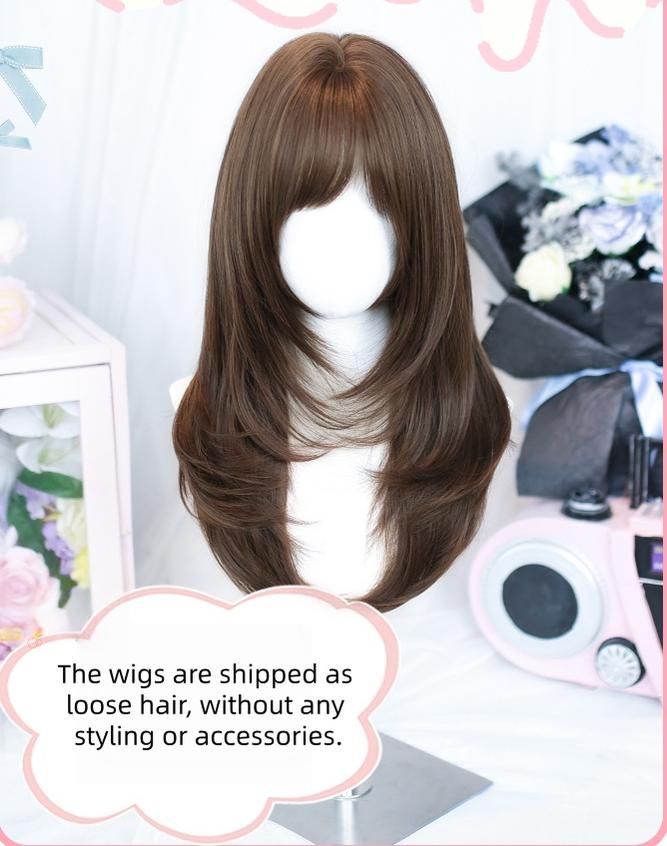 Daily Lolita Solid Wig, Layered Haircut - image 3