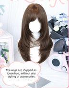 Daily Lolita Solid Wig, Layered Haircut - image 3