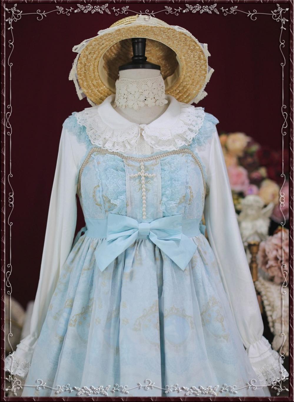 Cotton Retro Lace Lolita Blouse - image 17