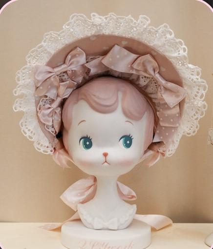 Maiden's Heart Knot - Old School Lolita BNT, Hairband, Cuffs and Hairclip Collection - image 10