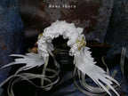 Rose Thorn Angel Wings Embroidered Elegant Lolita Headband - image 9