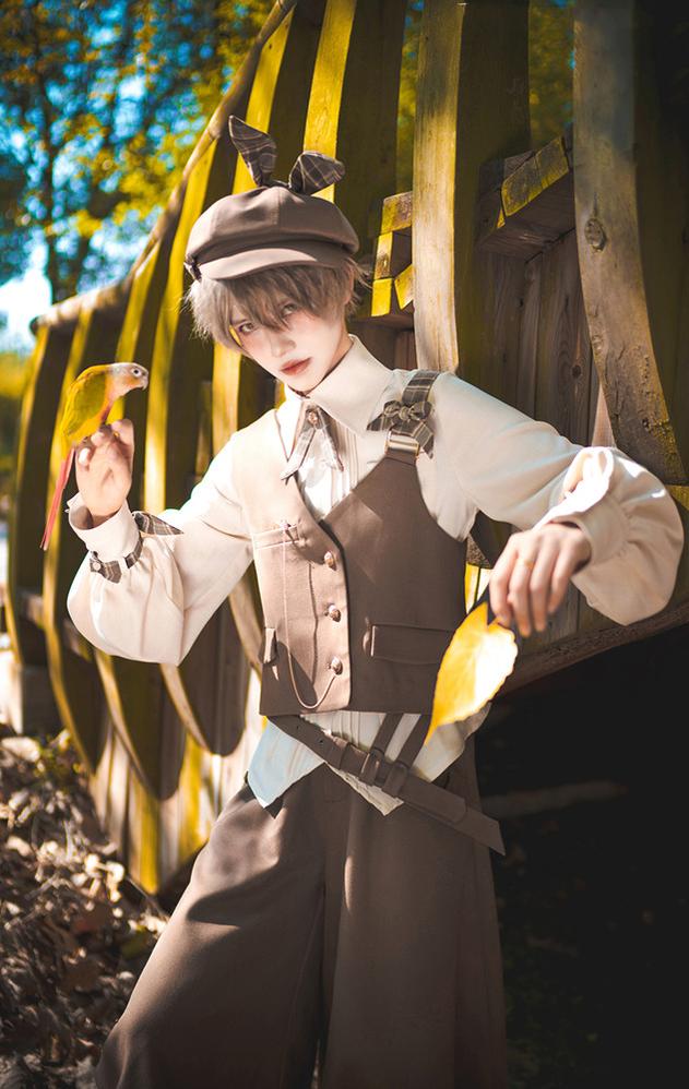 Secret Morning Post Coffee Retro Ouji Vest Set - image 7