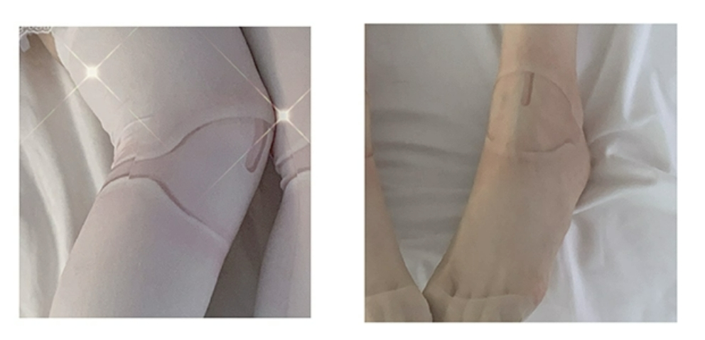 Sweet Lolita Pantyhose, Joint Print Light Stockings - image 9