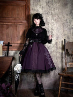 Embroidered Gothic JSK with Lace Accents - image 5