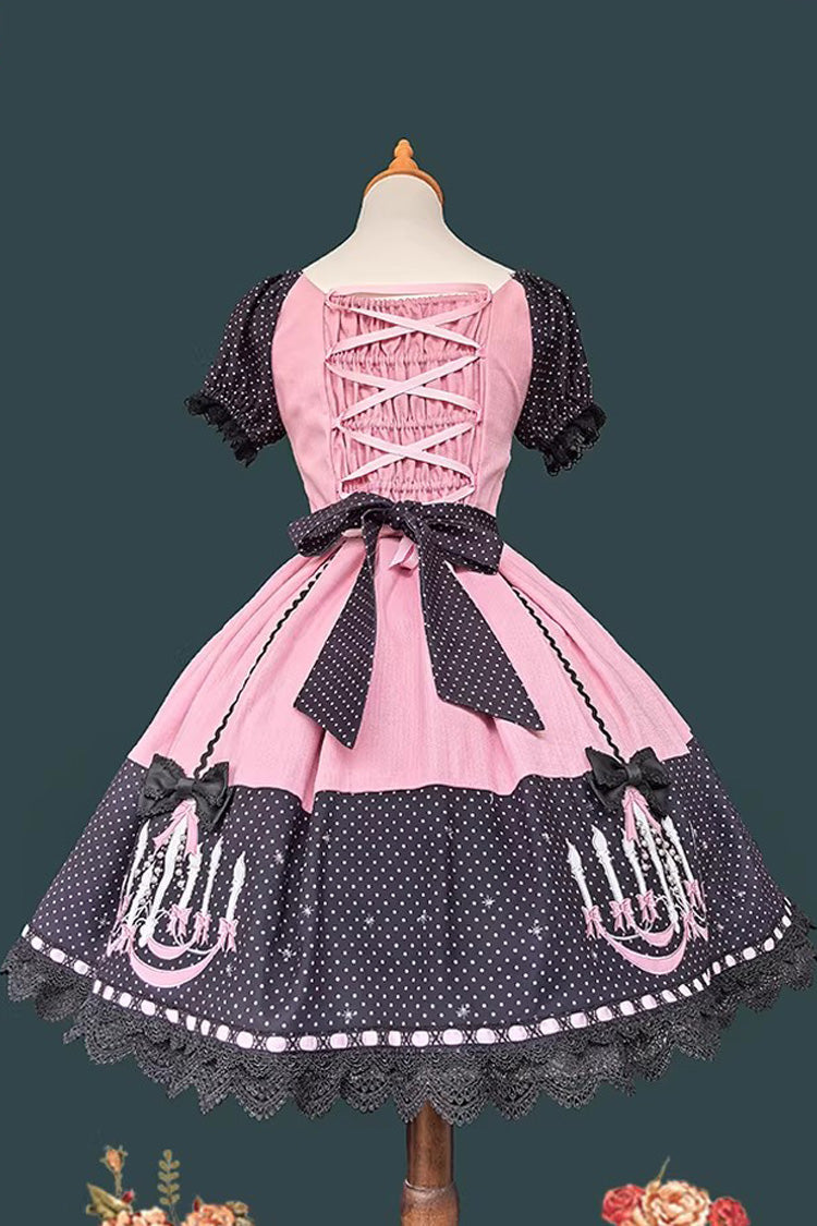Chandelier - Sweet Lolita Short-Sleeve OP Dress in 4 Colors - image 13