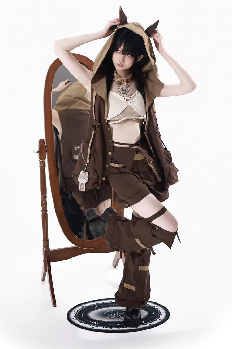 Fox Trail Chronicles - Punk Ouji Lolita Full Set & Separates - image 8