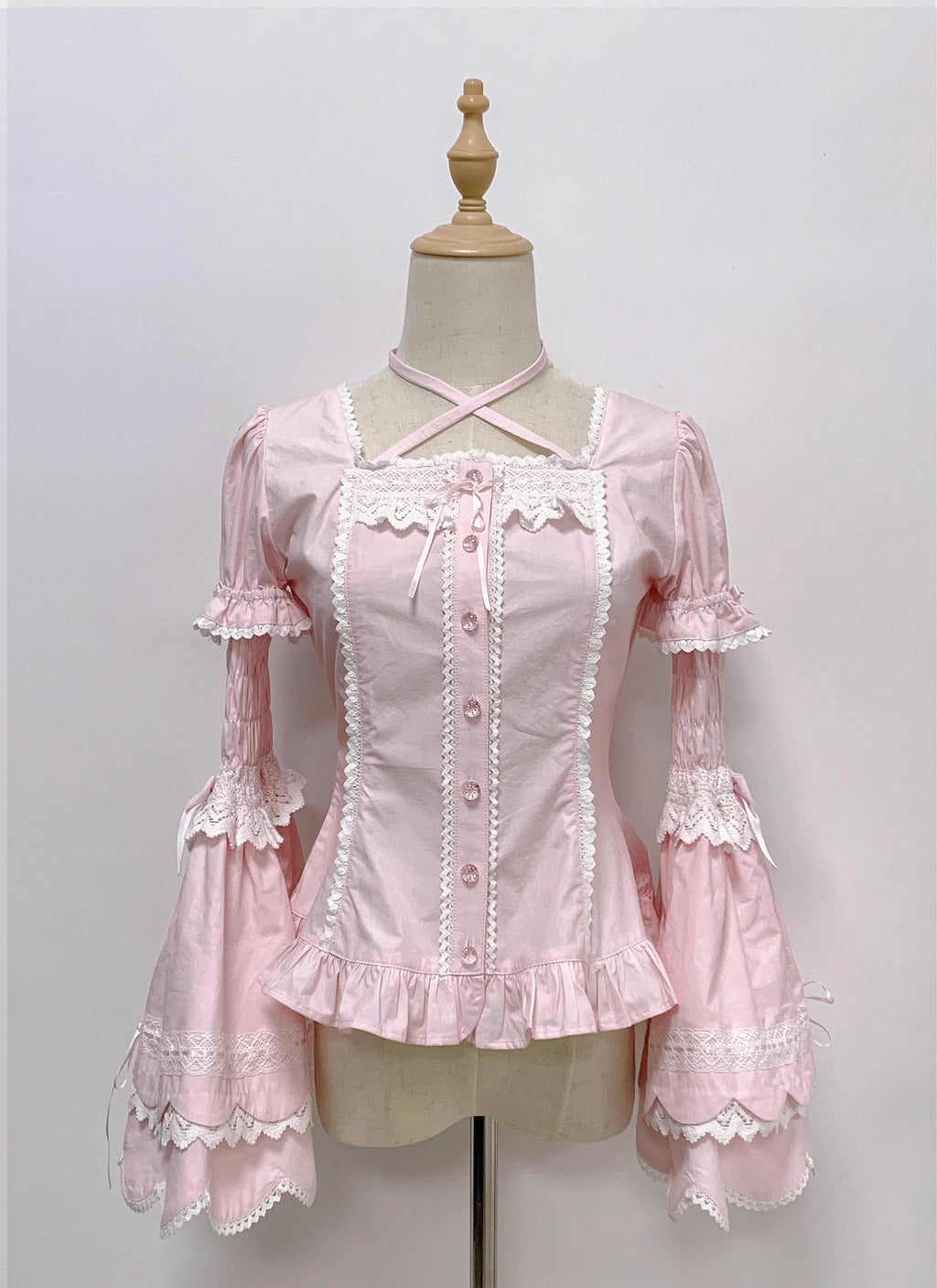 Haruhime Momoko - Cotton Old School Lolita Blouse Collection - image 1
