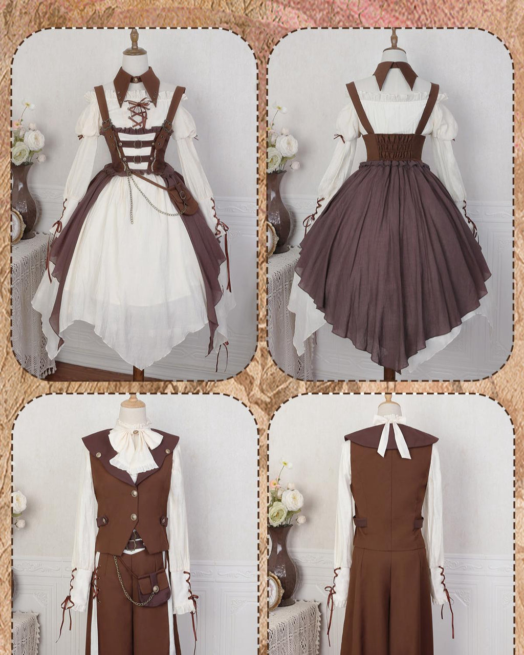 Pirate Guide - Vintage Lolita Suit Vest JSK Dress - image 21