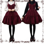 Garden Waltz 1.0 Burgundy Autumn Winter Lolita JSK - image 5
