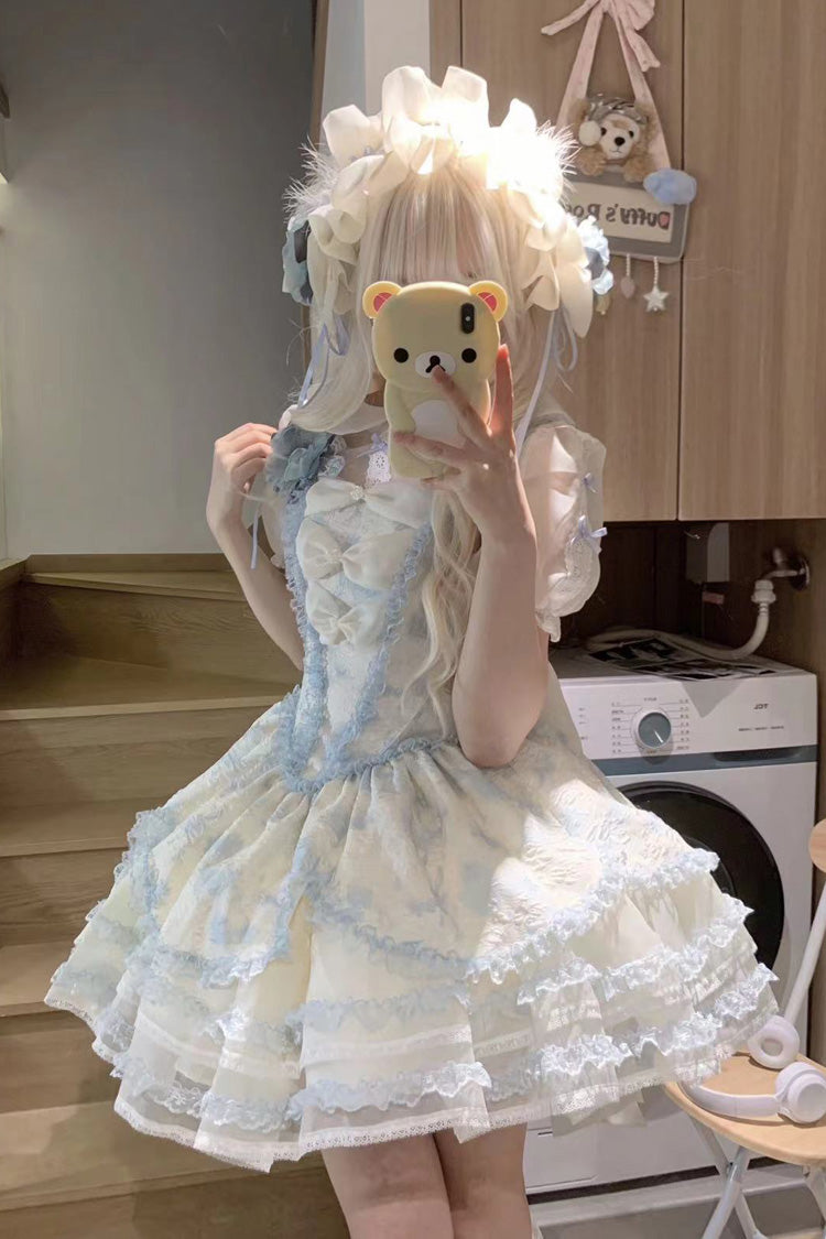 Jasmine Rain - Sweet Polka Dot Lace Lolita JSK Dress - image 4