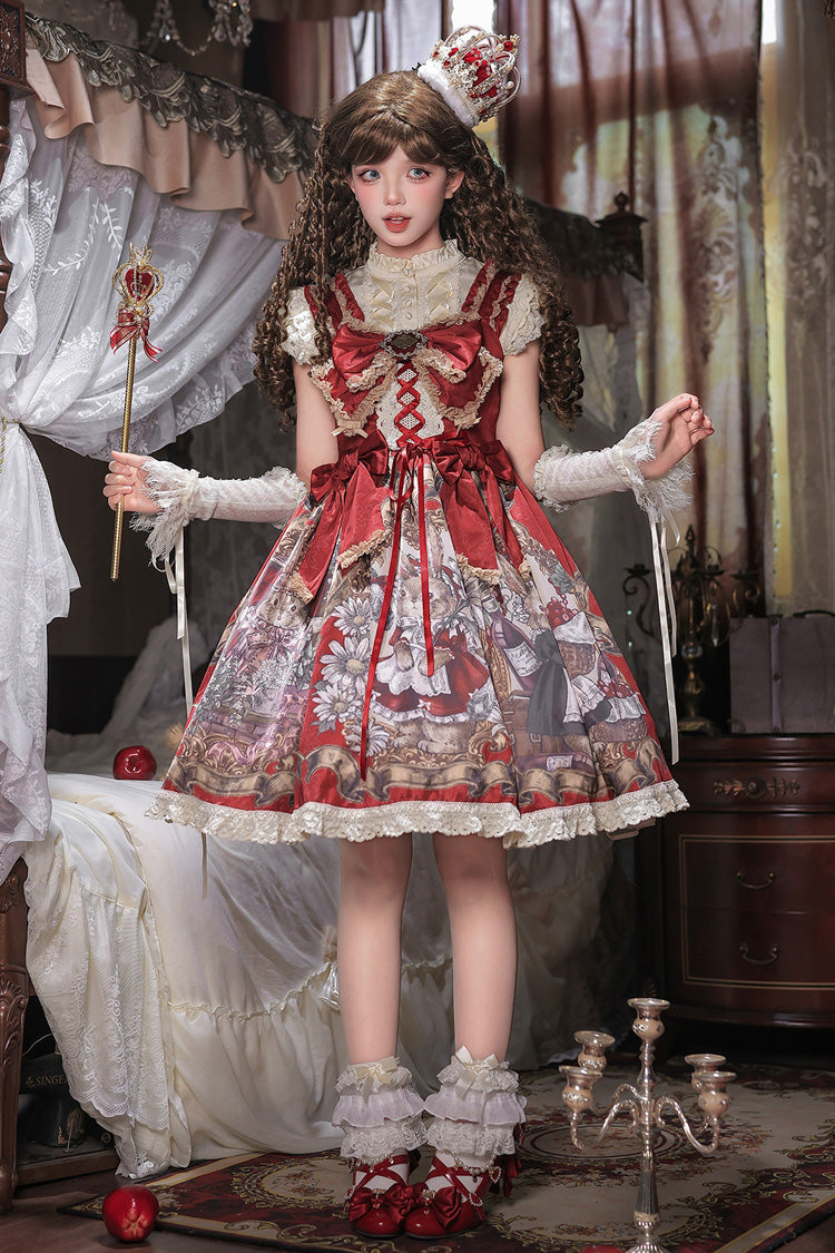Mystery Bunny Classic Lolita JSK Dress Set - image 2
