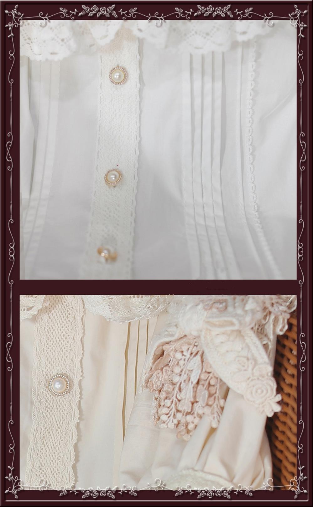 Antique Doll - Kawaii Cotton Lolita Blouse - image 7