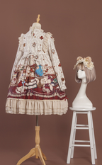 Crown Bear - Kawaii Daily Lolita Long OP Dress - image 10