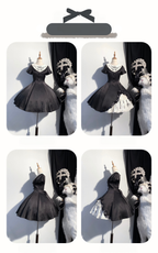 Silent Dinner - Gothic Cutlery Embroidery Lolita OP - image 7