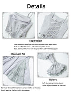 Twilight - Gothic Witch Lolita SK Suit Bodice Mermaid Dress - image 23