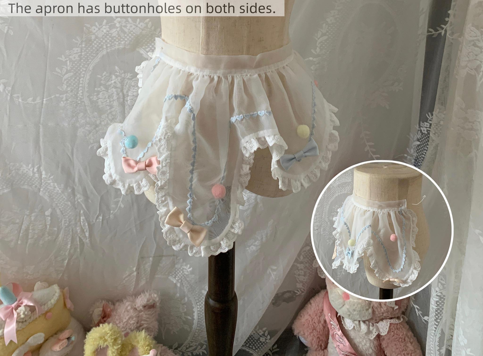 Sweet Cat Fruit Candy - Sweet Lolita Dessert Printed JSK Dress, Bows & Ruffles and Accessories - image 23