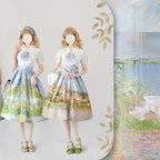 Monet Oil Painting - Retro Classic Lolita SK - image 3
