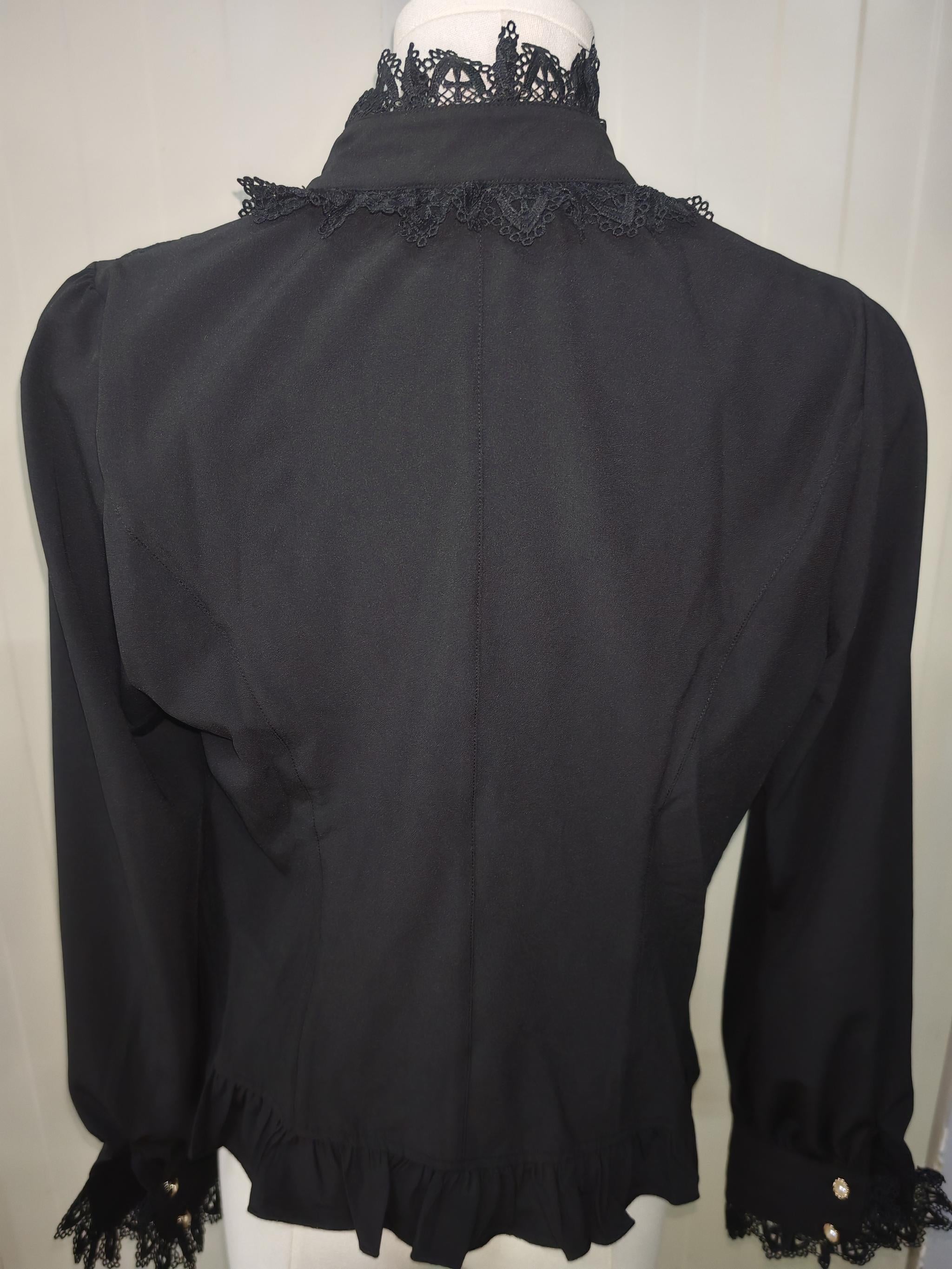 Yilia Lolita - Stand Collar Classic Lolita Blouse - image 12