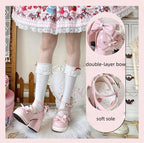 Crush Complex - Sweet Lolita Heel Shoes, Pearls & Bows - image 13