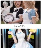 Dream Doll - Plus Size Maid Lolita OP Suit Black and Blue Dress - image 21