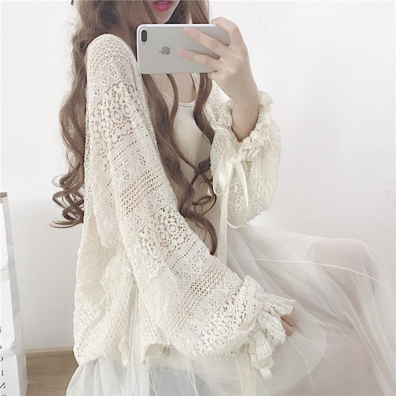 Daily Lolita Light Cardigan Oversized Outerwear - image 14