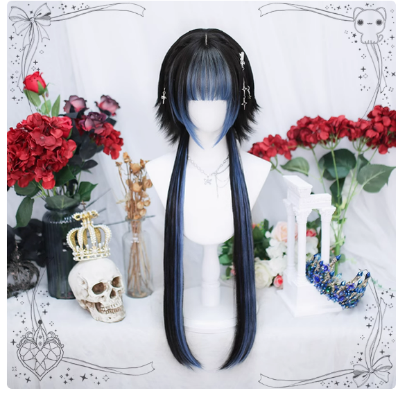 Moon Night - Lolita Highlights Bang Short Wigs - image 18