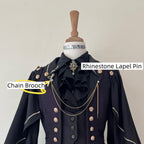Fallen Moon Code - Retro Military Lolita Vest, Skirt and Pants Collection - image 17