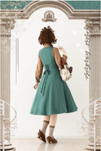 Forest Corridor - Classic Lolita Bust Supporting JSK, Waisted Shirt - image 2