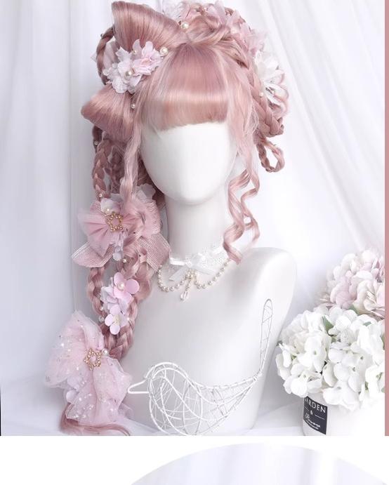 Waltz - Elegant Lolita Long Curly Wig Multicolors - image 13