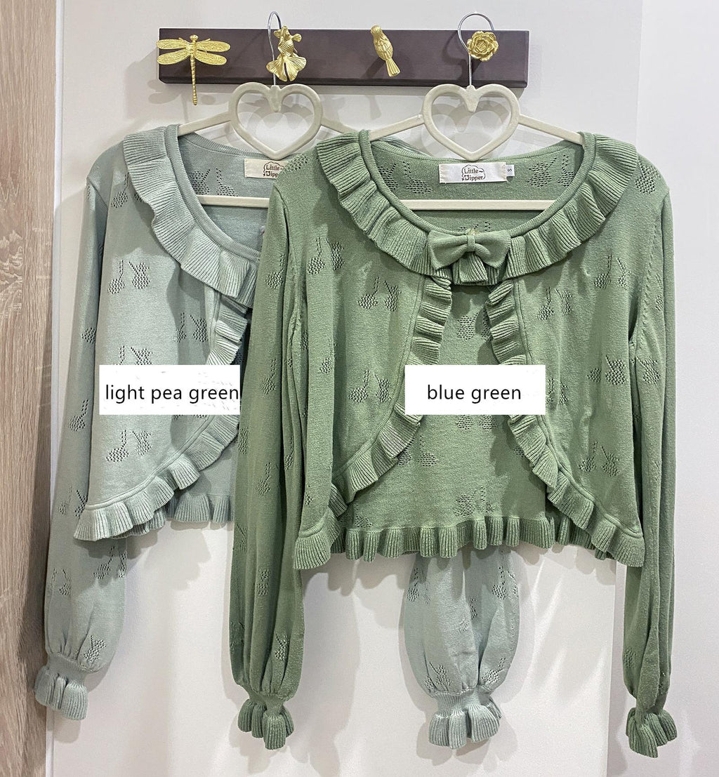 Sweet Lolita Long-Sleeved Cotton Cardigan - image 29