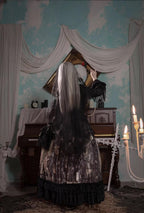 Heretic Nun - Halloween Gothic Lolita JSK Dress & Blouse Set - image 11