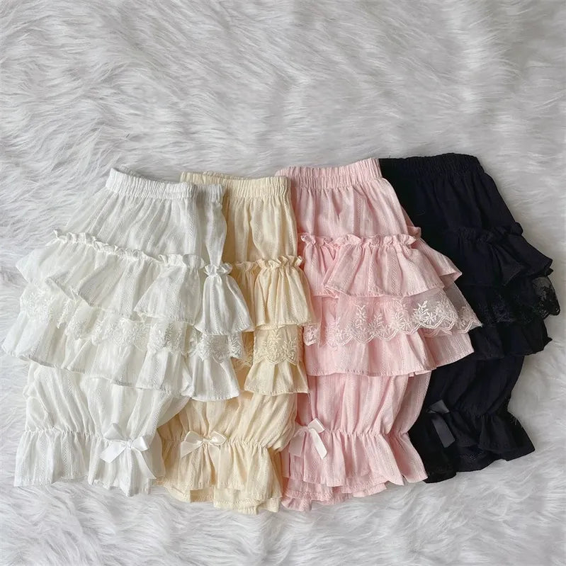 Sweet Lolita Cotton Bloomers, Ruffles and Bows - image 5