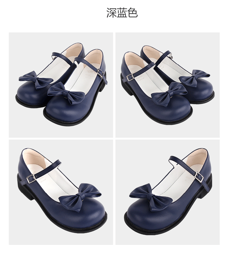 Sweet Lolita Round-tow Lolita Shoes Multicolors - image 15