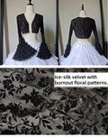 Six-Panel Gothic Lolita JSK Dress with Tiered Ruffles - image 24