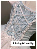 Old School Lolita Halter Neck OP Dress, Polka Dot Accent - image 39