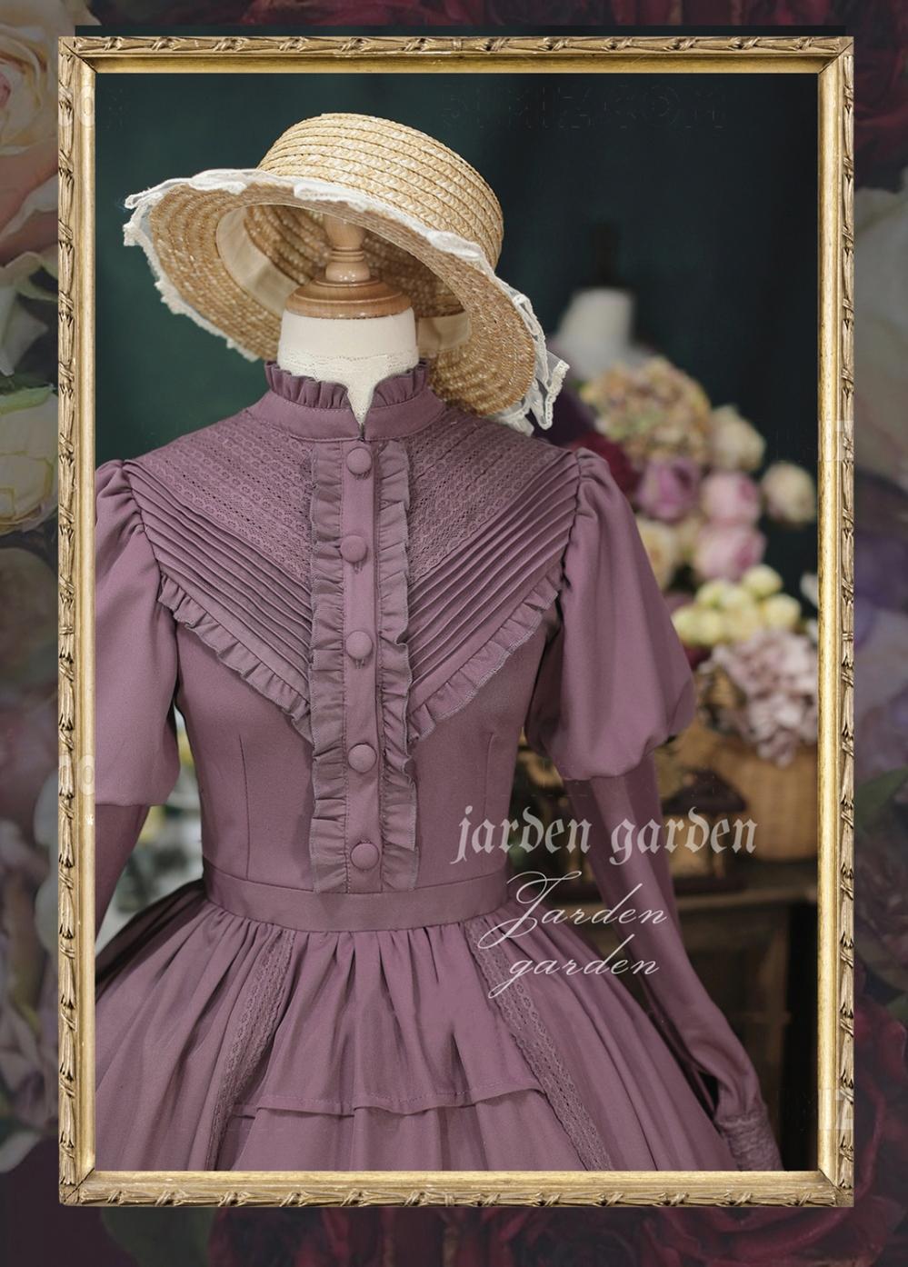 The Black Forest - Classic Lolita Stand Collar Dress OP - image 5