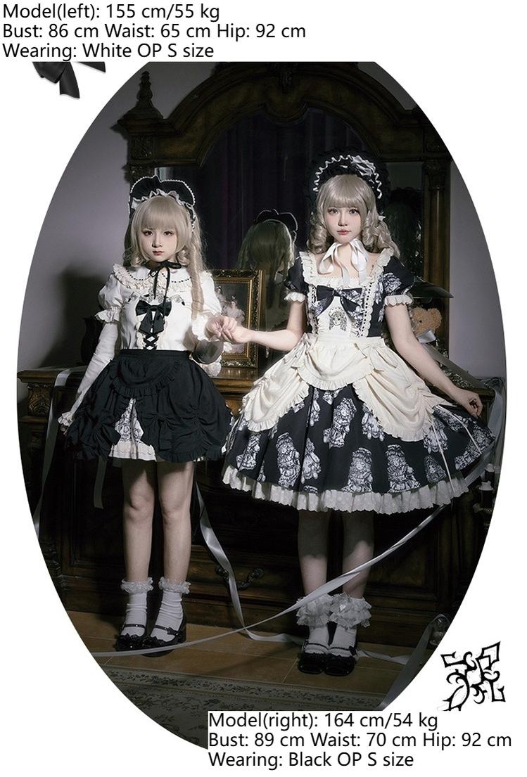 Doll Night - Vintage Twin Lolita OP Dress Embroidered Doll Dress - image 4