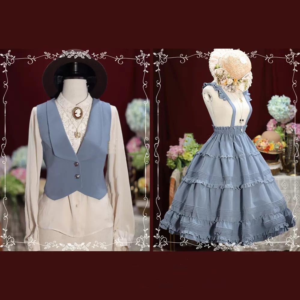 Old Love Songs - Lolita Elegant Vintage SK and Waistcoat - image 11