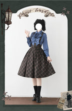 Forest Dew - Elegant Lolita Slim-Fit Shirt with Detachable Jabot - image 13