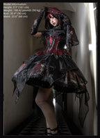 Bone Dragon - Gothic Lolita Corset JSK Dress Set with Embroidery - image 10