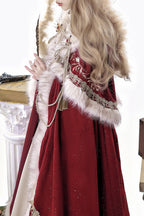 Royal Coronation - Sweet Lolita Dress, Cape & Full Set - image 12