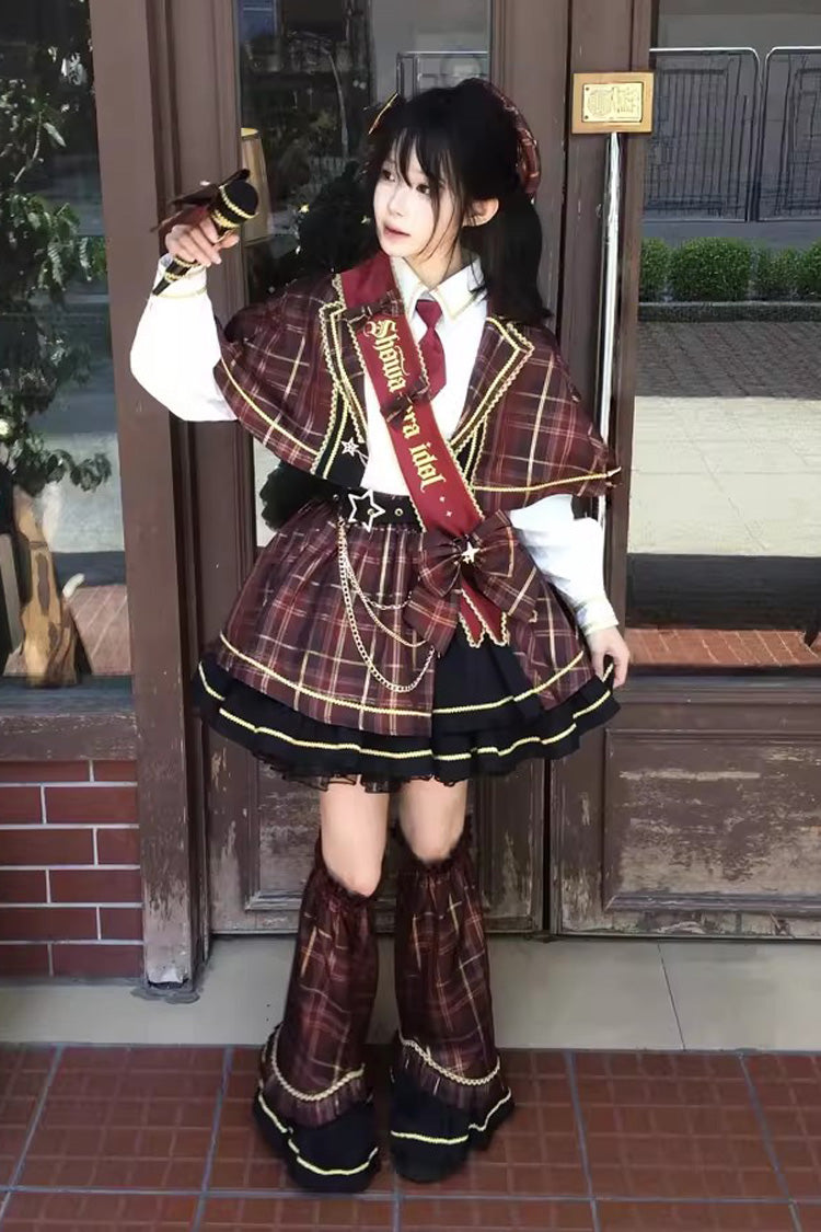 Shōwa Little Idol - Classic Lolita Top, Skirt & Cloak Set - image 7