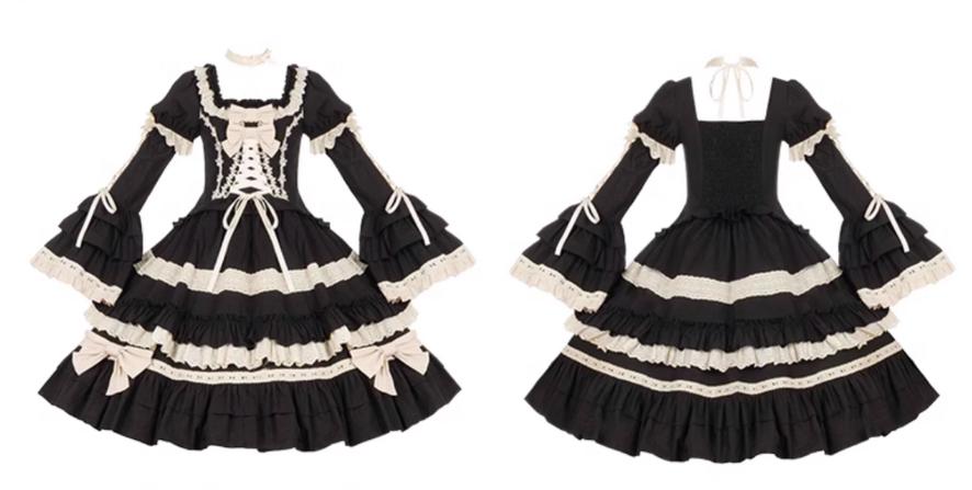 Chapter Seven - Spring Cotton Lolita OP Dress Doll-Like Dress - image 11
