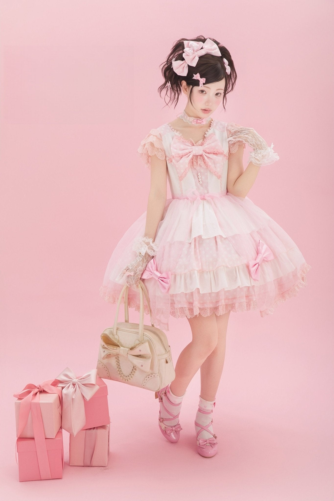 Candy Blog - Sweet Lolita OP Dress and Accessories - image 3