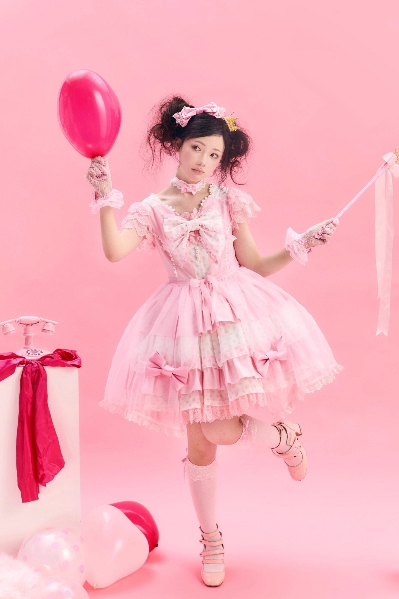 Candy Blog - Sweet Lolita OP Dress and Accessories - image 1