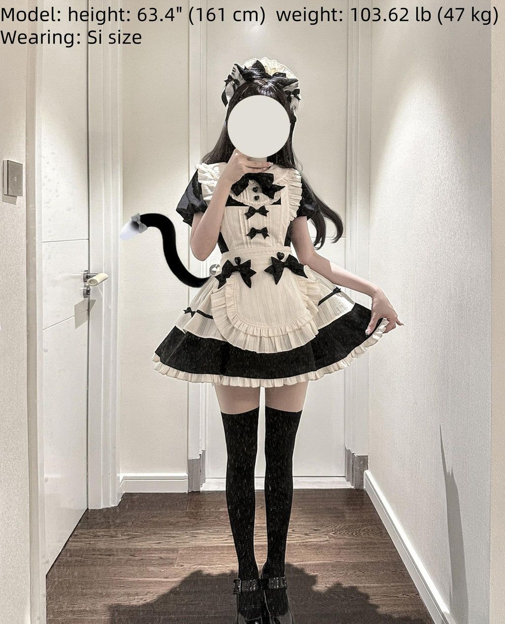 Maidette - Halloween Maid Lolita Apron OP Dress - image 5