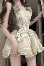 Jasmine Rain - Sweet Polka Dot Lace Lolita JSK Dress - image 8