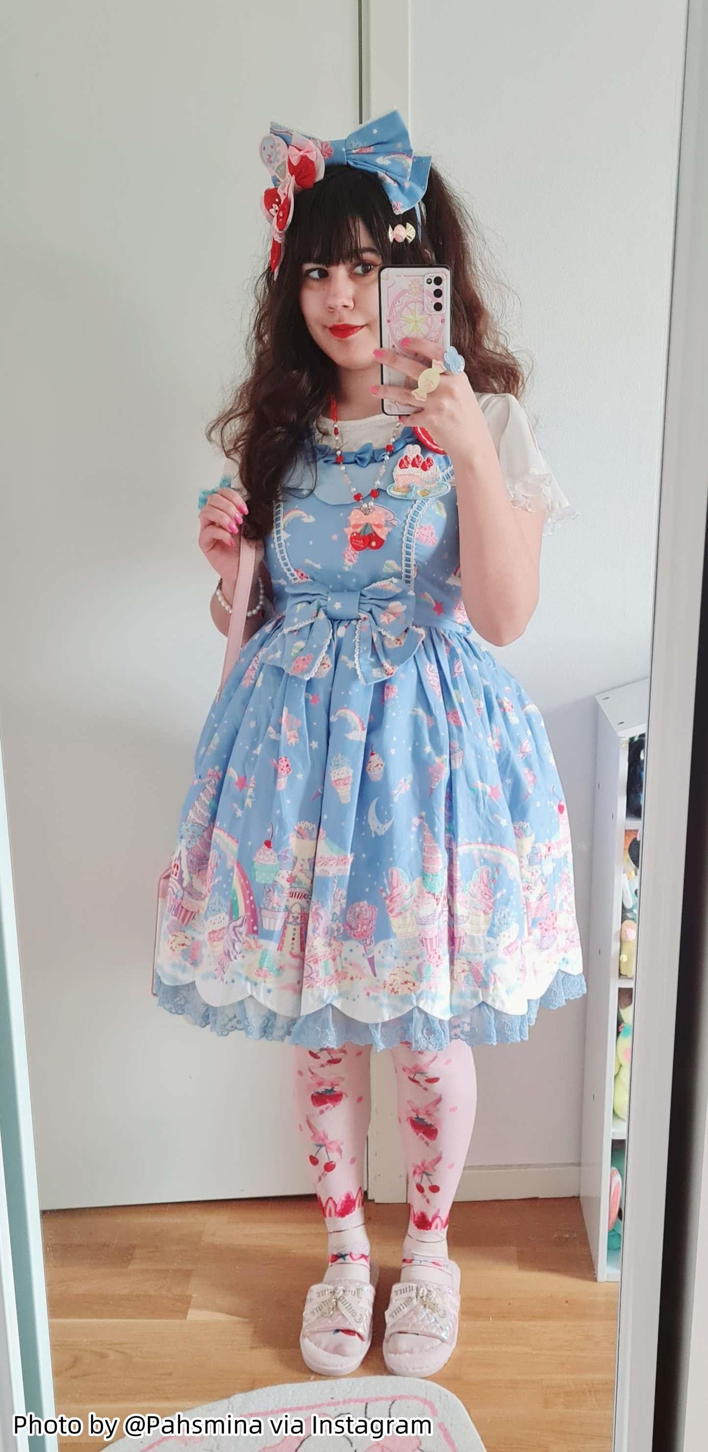 Rainbow Colorful Lolita Petticoat Collection, Cotton Lining - image 6